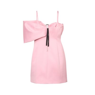 THE SATIN POP J MARC BOW DRESS
